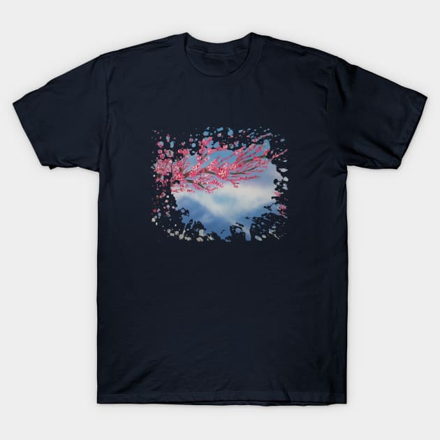 Cherry Blossom T-Shirt by adamzworld